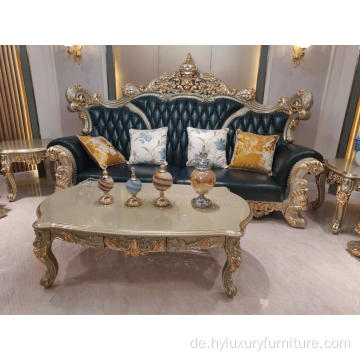 Klassisches italienisches Luxus-Wohnzimmer-Sofa-Set